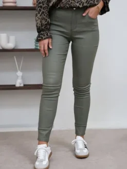 Fashion Pantalon Cassie Kaki Pantalons