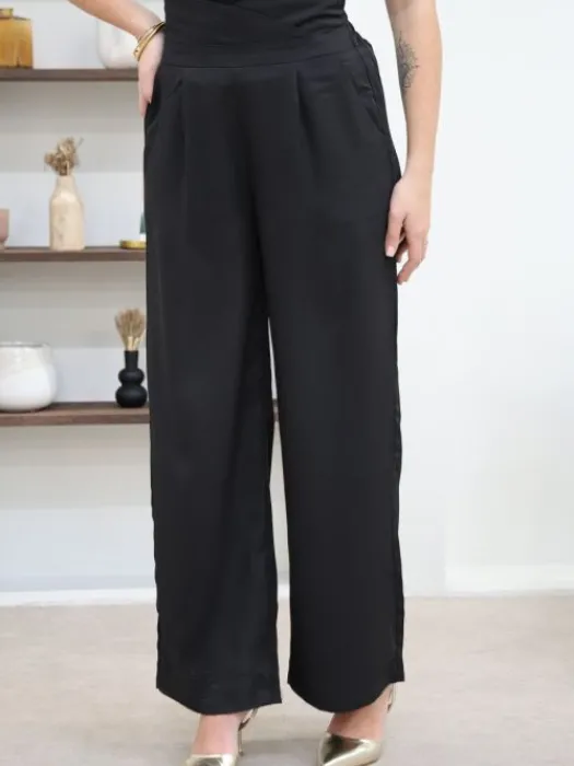 Online Pantalon Ella Noir Pantalons