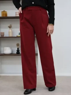 Store Pantalon Inaya Bordeaux Pantalons