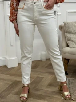 Cheap Pantalon Lylou Blanc Jeans