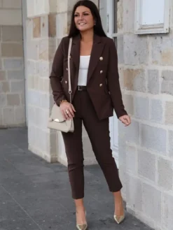 New Pantalon Maria Chocolat Pantalons