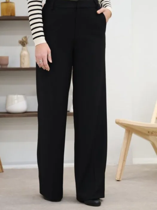 Discount Pantalon Opaline Noir Pantalons