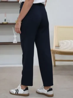 Cheap Pantalon Ornella Marine Pantalons