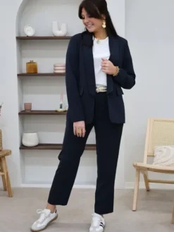 Cheap Pantalon Ornella Marine Pantalons