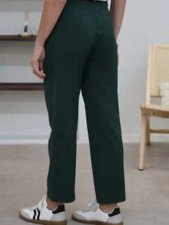 Cheap Pantalon Ornella Vert sapin Pantalons
