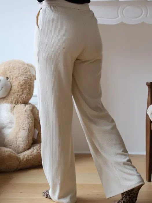 Best Pantalon Solène Blanc Pantalons