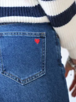 Store Pantalon Zahina Bleu foncé Collection Mère Fille|Jeans