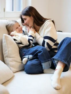 Store Pantalon Zahina Bleu foncé Collection Mère Fille|Jeans