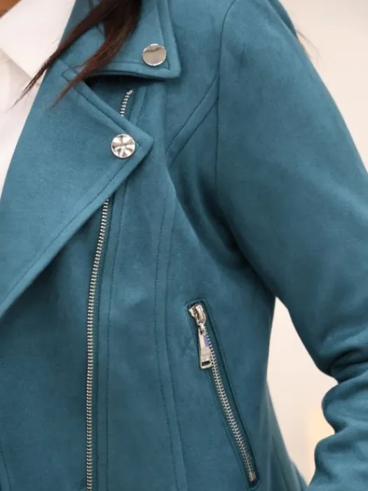 Sale Perfecto Coline Bleu Canard Vestes