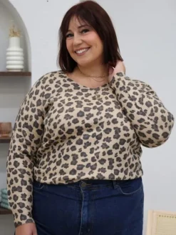 Sale Pull Abbie Camel Pulls Et Gilets|Collection Belle Taille
