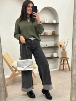 Fashion Pull Ashley Kaki Pulls Et Gilets
