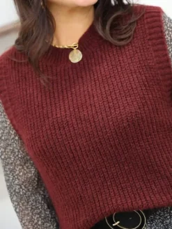 Store Pull Constance Bordeaux Pulls Et Gilets