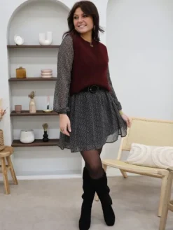 Store Pull Constance Bordeaux Pulls Et Gilets