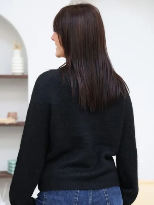 Store Pull Deva Noir Pulls Et Gilets