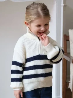 Discount Pull Esmée Blanc Collection Mère Fille