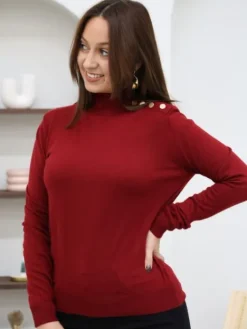 Hot Pull Estelle Bordeaux Pulls Et Gilets