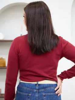 Discount Pull Karolina Bordeaux Pulls Et Gilets