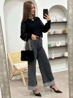 Cheap Pull Laure Noir Pulls Et Gilets