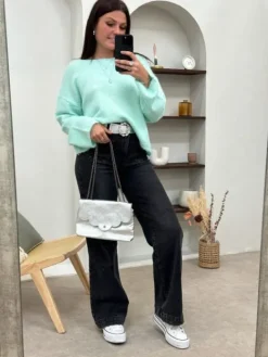 Flash Sale Pull Louisa Vert Pulls Et Gilets