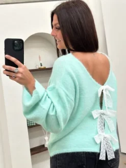 Flash Sale Pull Louisa Vert Pulls Et Gilets