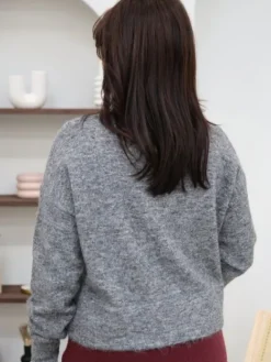 Cheap Pull Maelly Gris Pulls Et Gilets