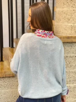 New Pull Millie Bleu Ciel Pulls Et Gilets