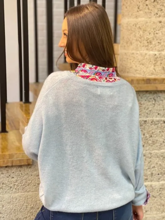 New Pull Millie Bleu Ciel Pulls Et Gilets