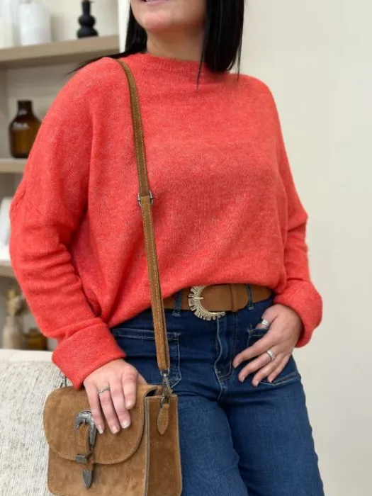 Cheap Pull Millie corail Pulls Et Gilets