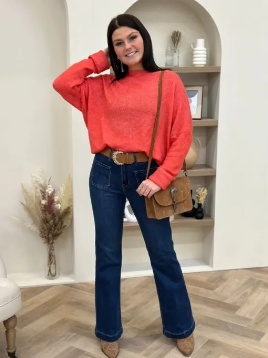 Cheap Pull Millie corail Pulls Et Gilets