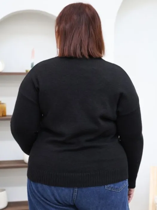 Flash Sale Pull Penelope Noir Pulls Et Gilets|Collection Belle Taille