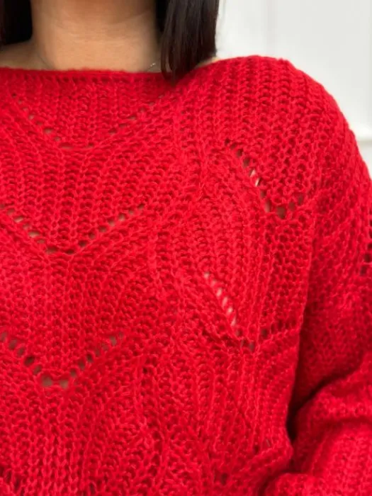 New Pull Véra Rouge Pulls Et Gilets