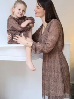 Discount Robe courte Cécile Léopard Collection Mère Fille