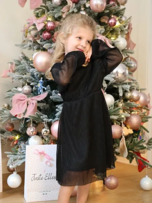 Fashion Robe courte Cécile Noir Collection Mère Fille