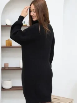 Hot Robe courte Clara Noir Robes