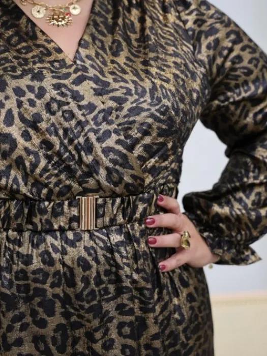 Store Robe courte Luna Noir Robes|Collection Belle Taille
