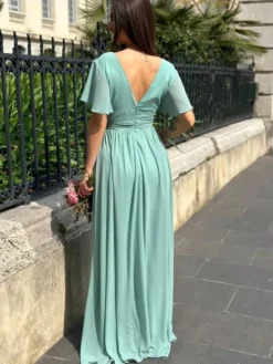 Cheap Robe Joy Vert Sauge Collection Cérémonie