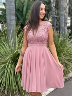 Fashion Robe Kaliyah Vieux rose Collection Cérémonie
