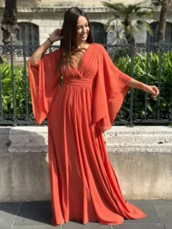 Fashion Robe Lise Terracotta Collection Cérémonie