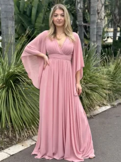 Online Robe Lise Vieux rose Collection Cérémonie
