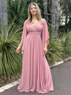 Online Robe Lise Vieux rose Collection Cérémonie
