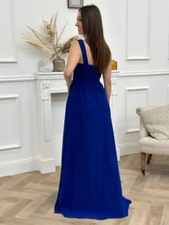 Fashion Robe longue Avril Bleu Roi Collection Cérémonie