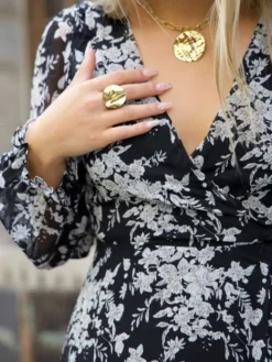 Outlet Robe longue Charlie Noir Robes