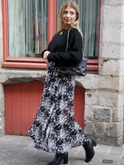 Outlet Robe longue Charlie Noir Robes