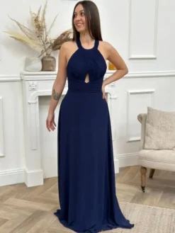 Sale Robe longue Dianne Marine Collection Cérémonie