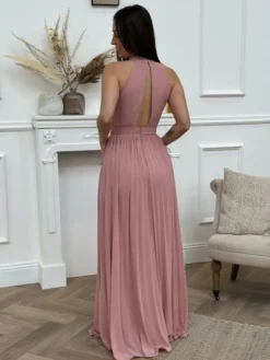 Online Robe longue Doriana Vieux Rose Collection Cérémonie