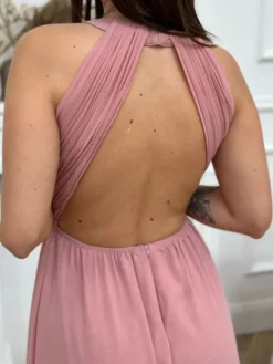 Discount Robe longue Garance Vieux Rose Collection Cérémonie