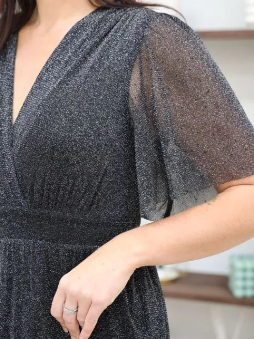 Discount Robe longue Tilda Argent Robes