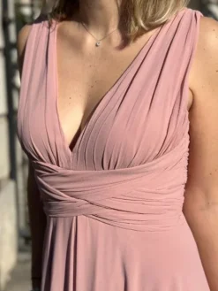 Best Sale Robe Rosaline Vieux rose Collection Cérémonie