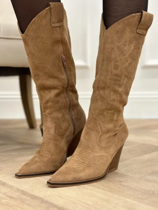 Cheap Santiags Camila Camel Chaussures