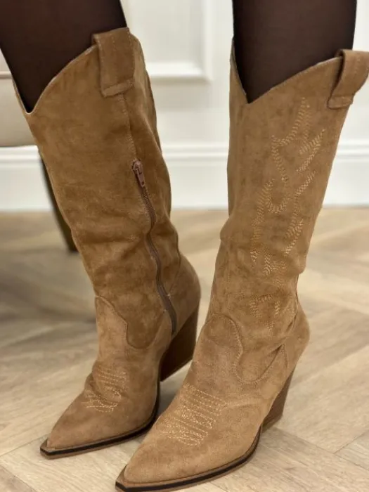 Cheap Santiags Camila Camel Chaussures